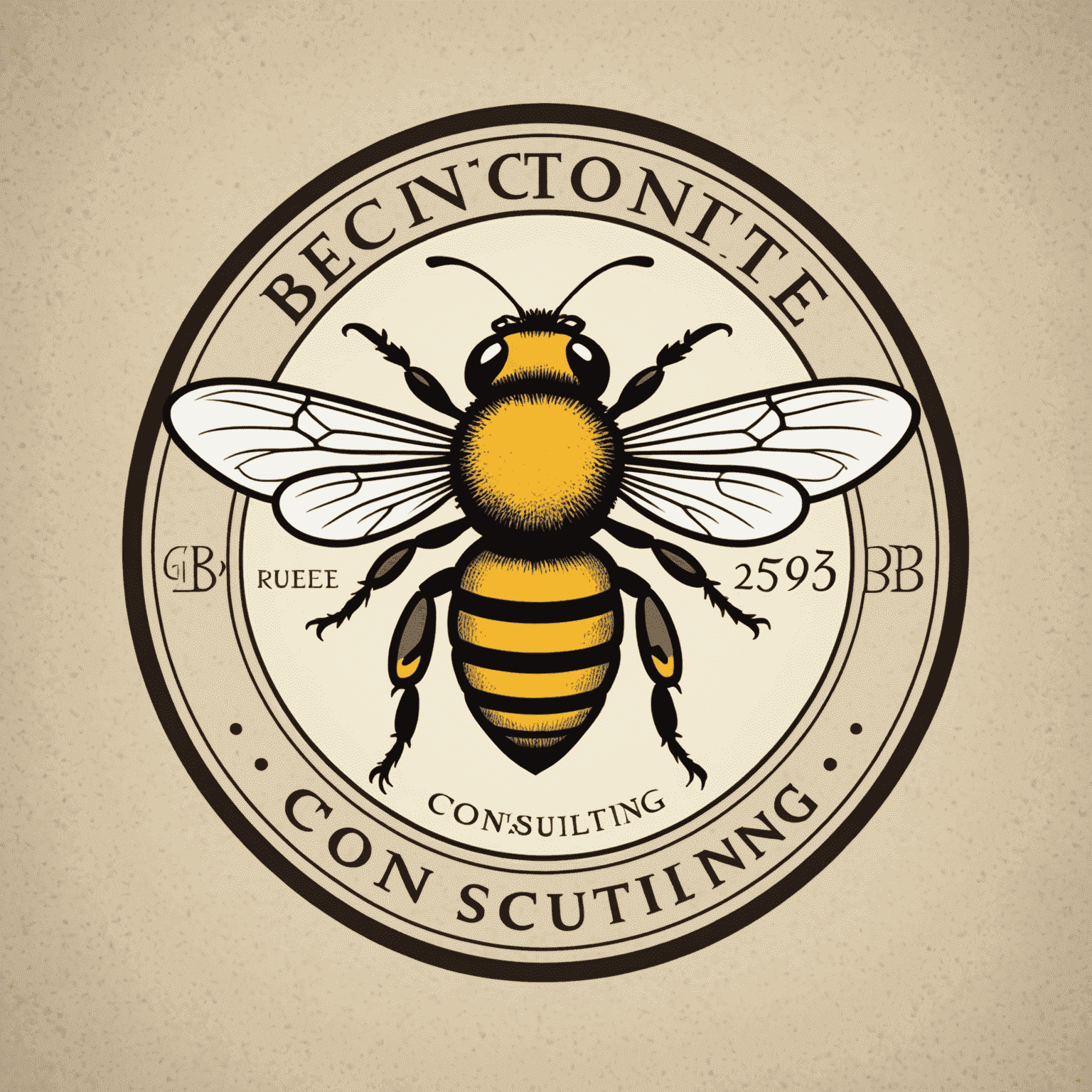 Beeconsulting logo featuring a stylized bee and consulting text