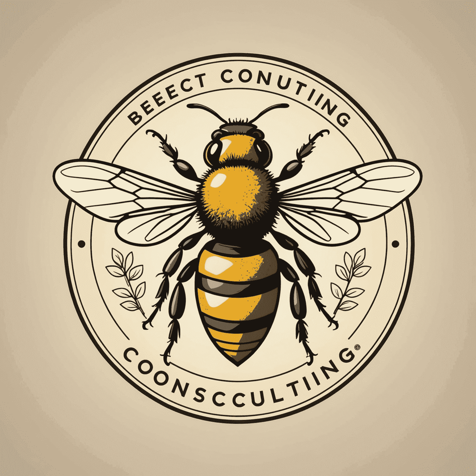 Beeconsulting logo featuring a stylized bee and consulting text