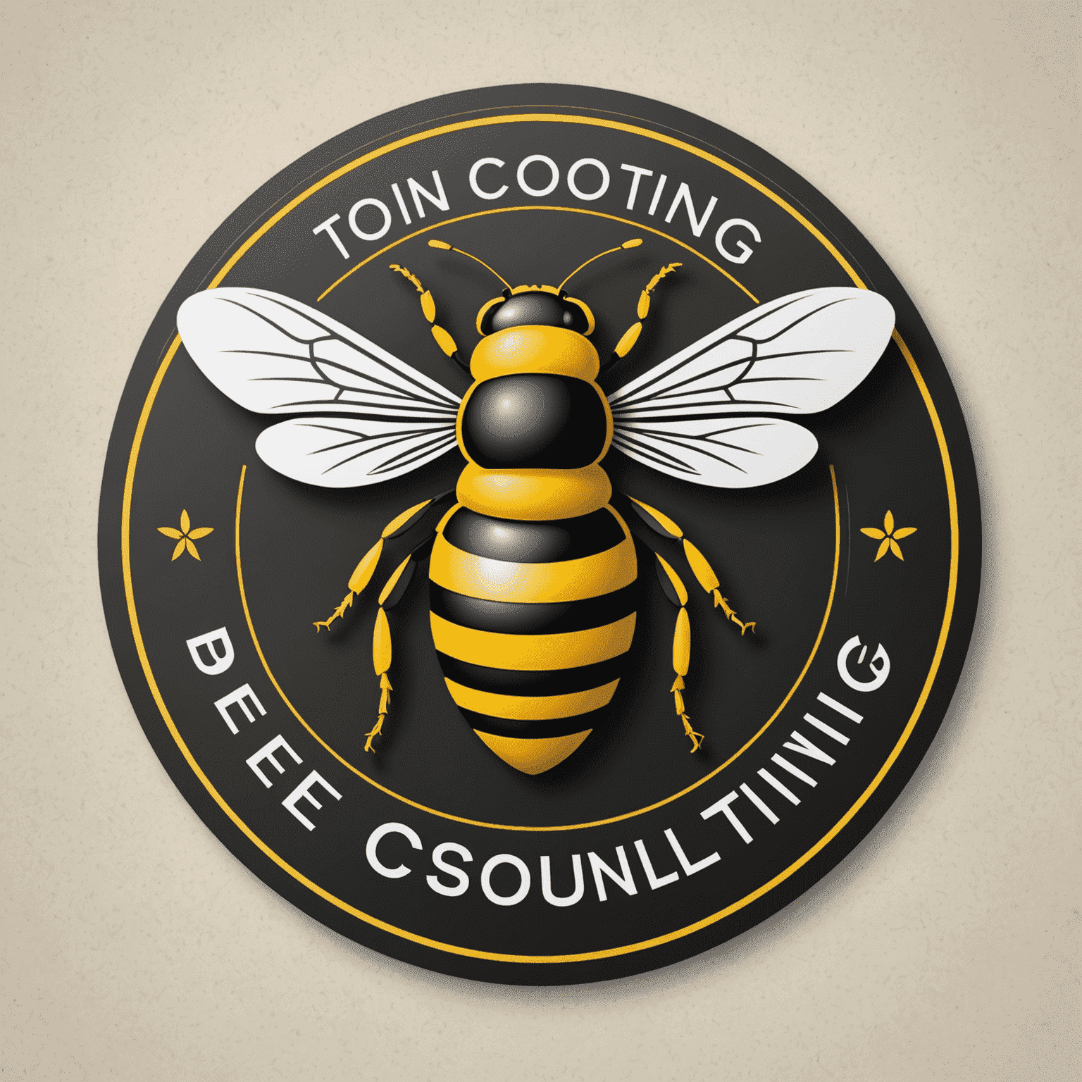 Beeconsulting logo featuring a stylized bee and consulting text