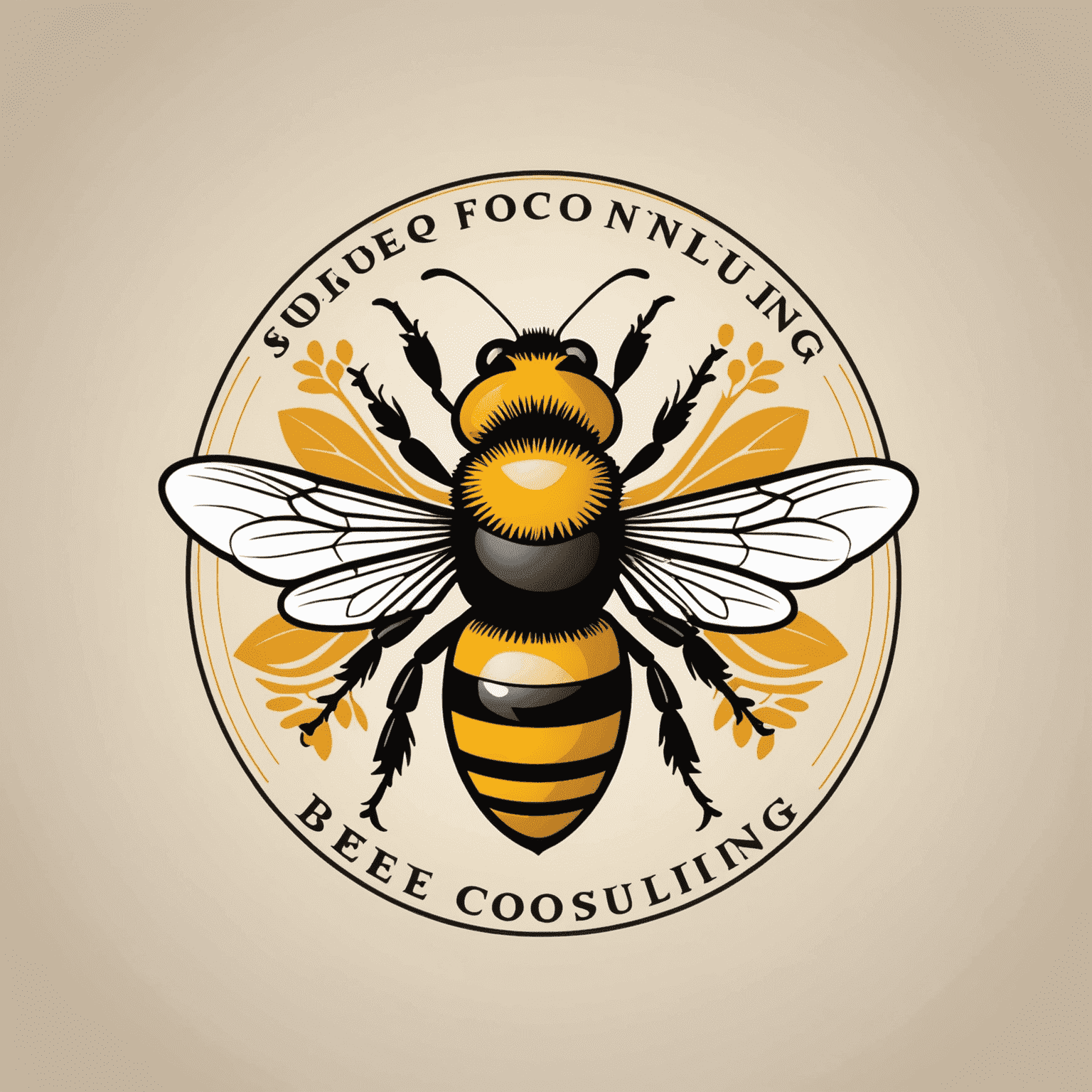 Beeconsulting logo featuring a stylized bee and consulting text